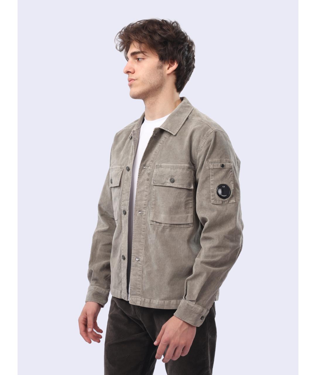 CP COMPANY Бежевая хлопковая кэжуал рубашка, фото 3