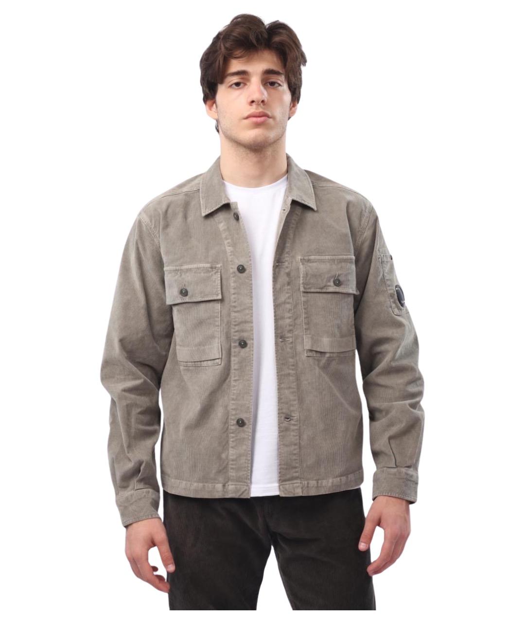 CP COMPANY Бежевая хлопковая кэжуал рубашка, фото 1