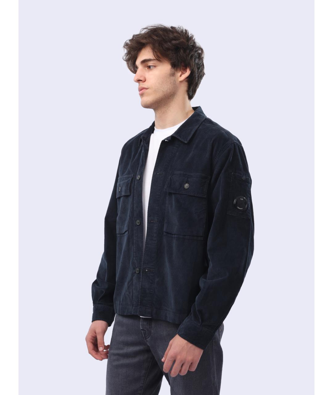 CP COMPANY Темно-синяя кэжуал рубашка, фото 3