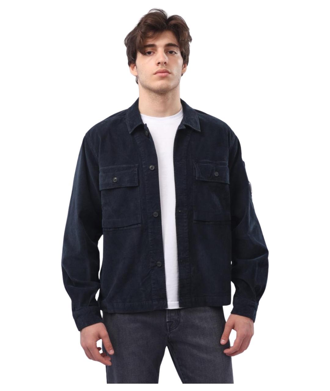 CP COMPANY Темно-синяя кэжуал рубашка, фото 1