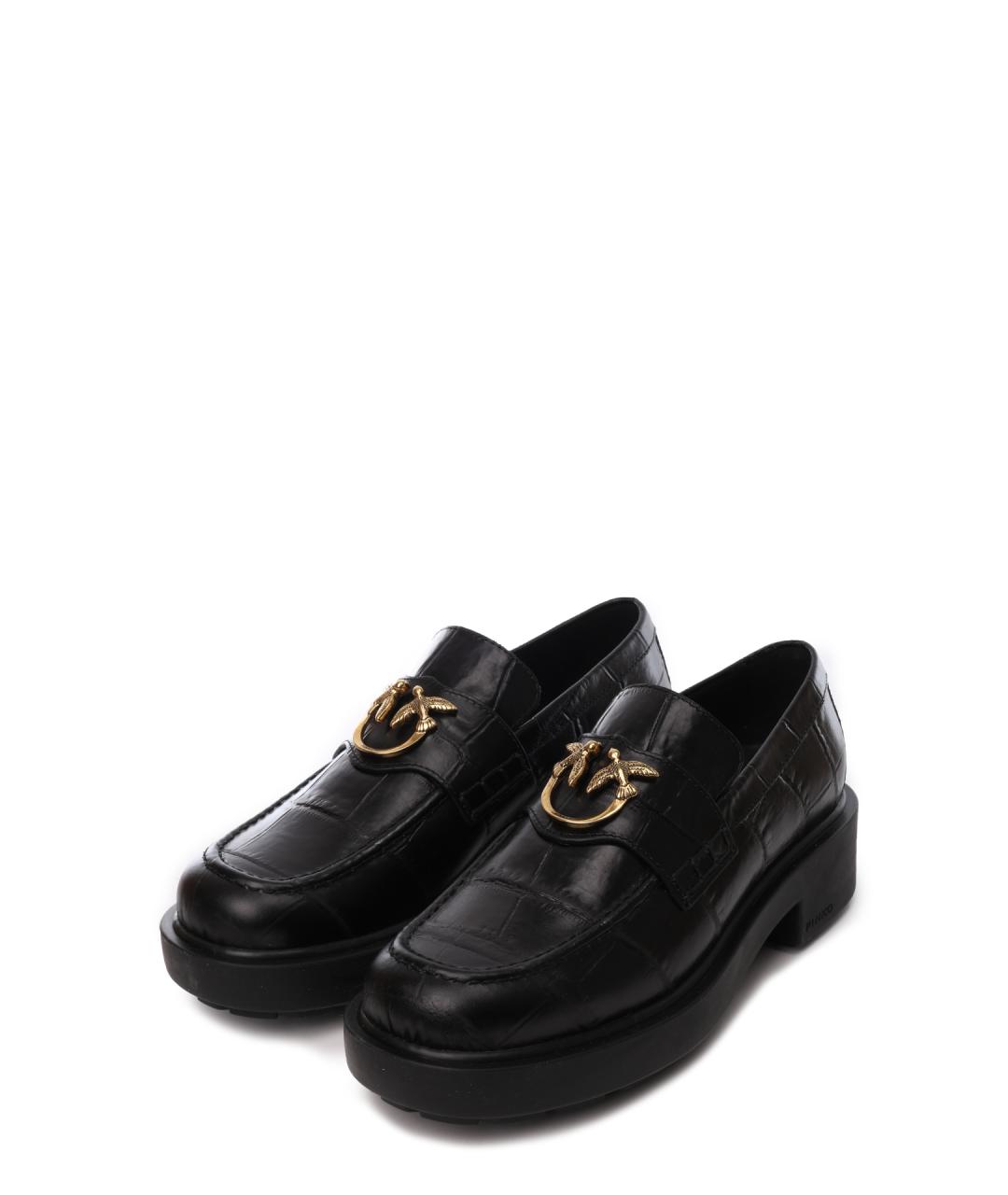 PINKO Черные лоферы, фото 2