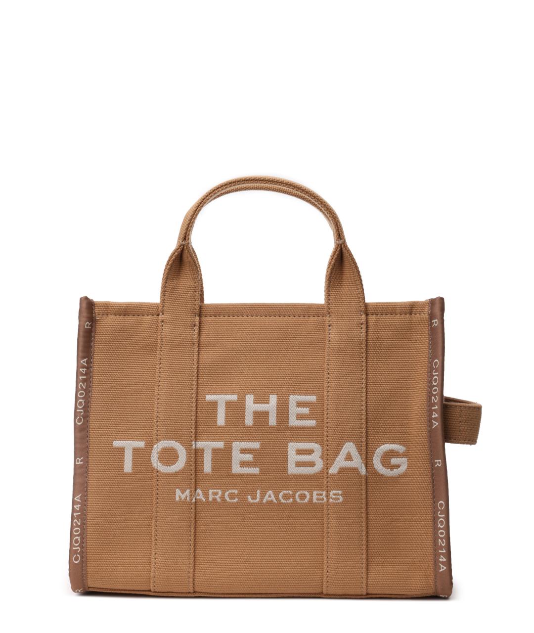 MARC JACOBS Бежевая тканевая сумка тоут, фото 1