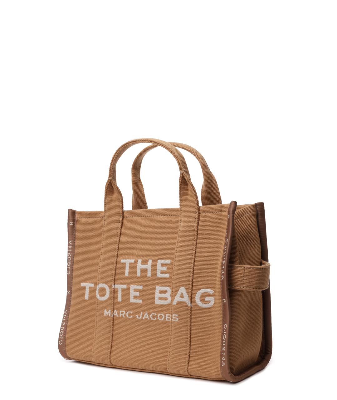MARC JACOBS Бежевая тканевая сумка тоут, фото 2