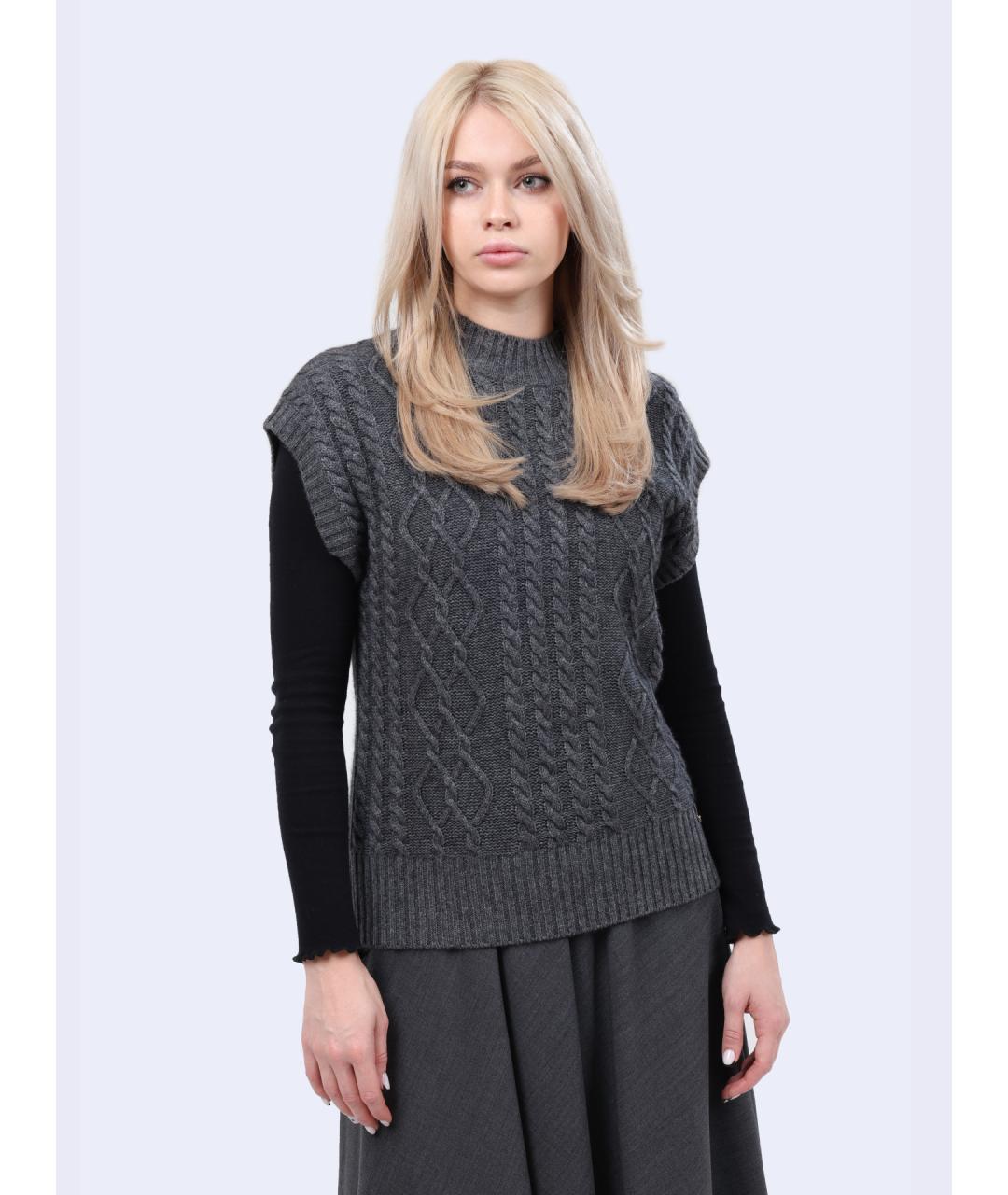 HERNO Серая майка, фото 7