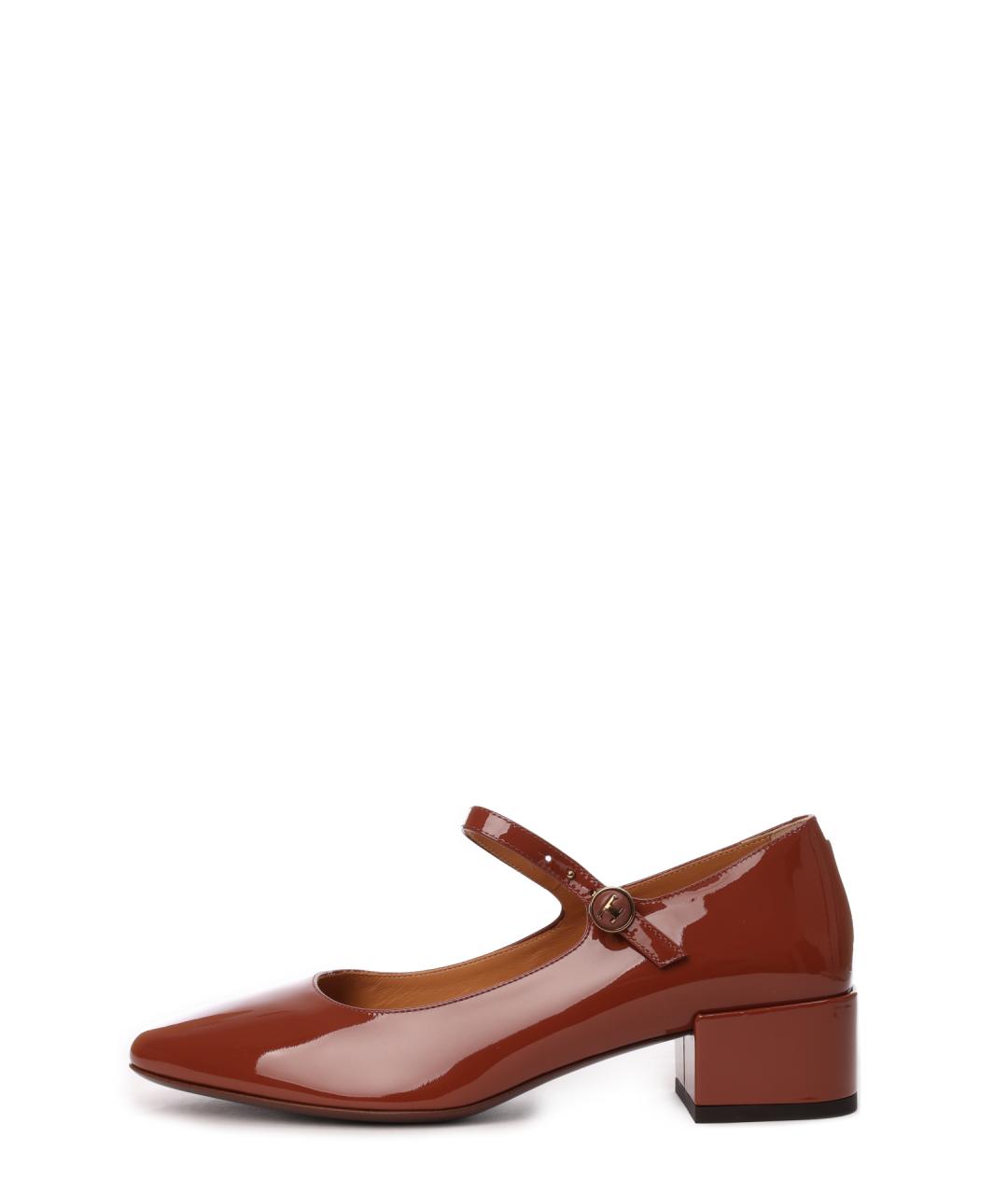 TOD'S Коричневые туфли из лакированной кожи, фото 7