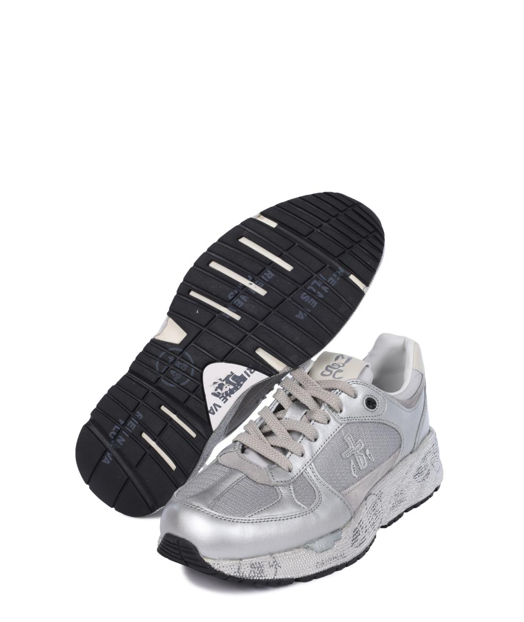 PREMIATA Серебряные кроссовки, фото 3