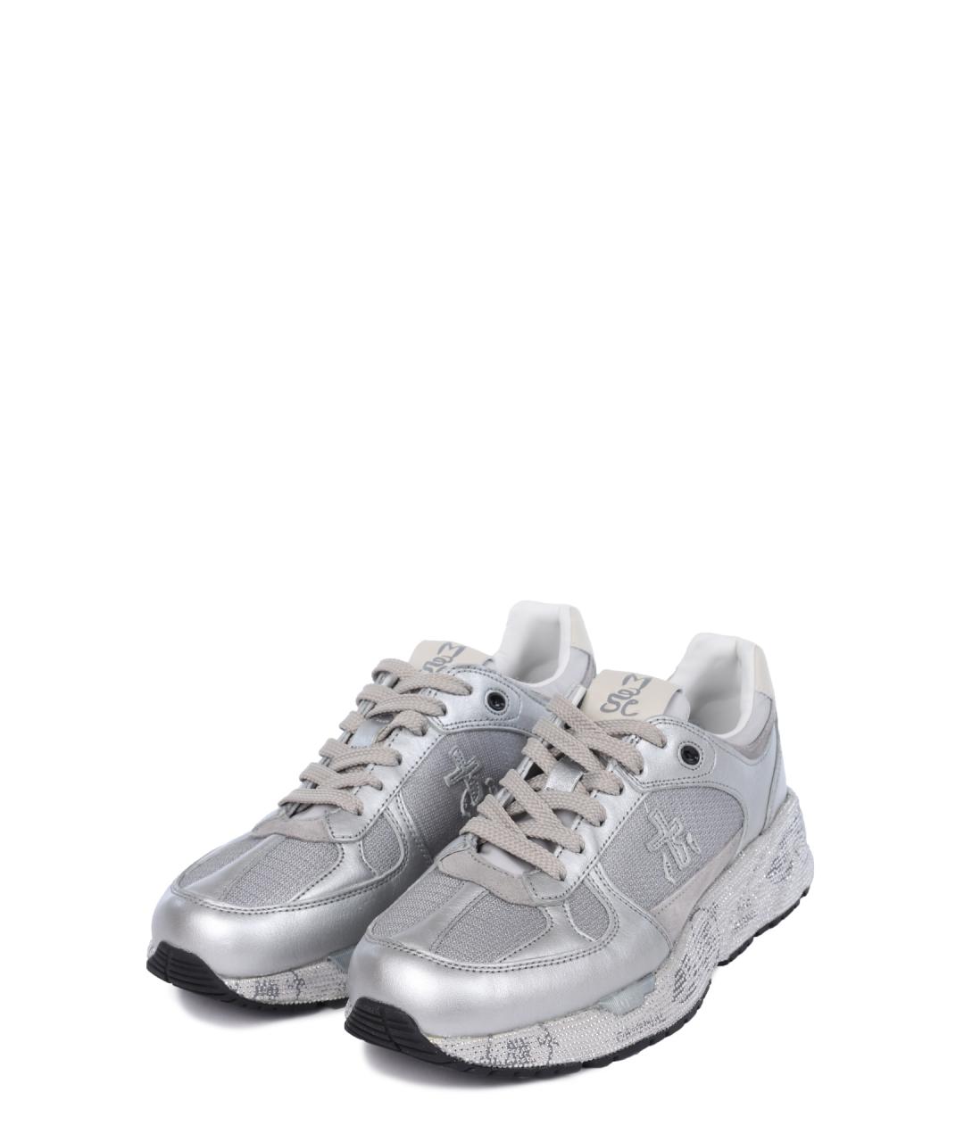 PREMIATA Серебряные кроссовки, фото 2