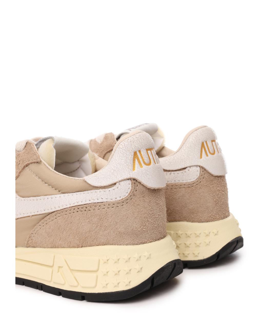 AUTRY Бежевые замшевые кроссовки, фото 6