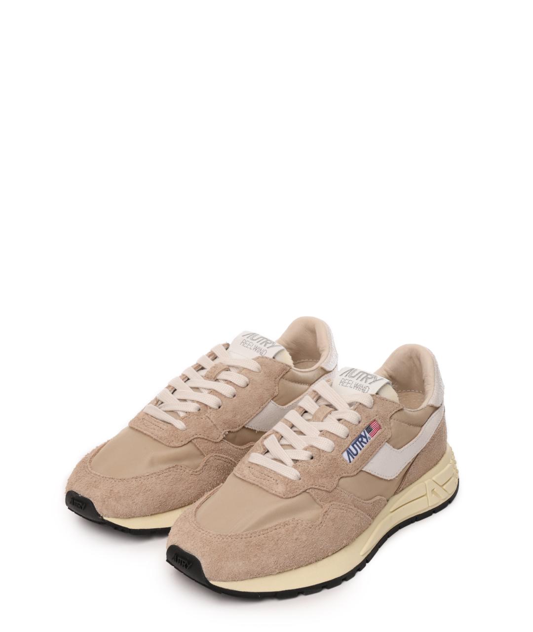 AUTRY Бежевые замшевые кроссовки, фото 2