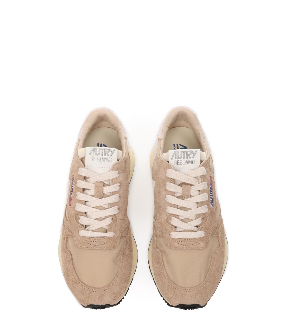 AUTRY Бежевые замшевые кроссовки, фото 5