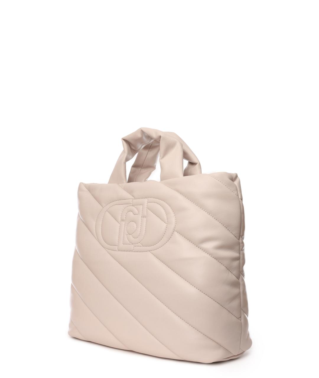 LIU JO Белая сумка тоут, фото 2