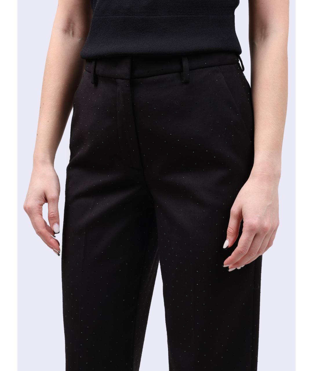 LIU JO Черные прямые брюки, фото 4