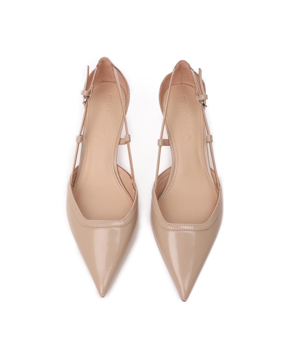 PINKO Бежевые туфли, фото 4