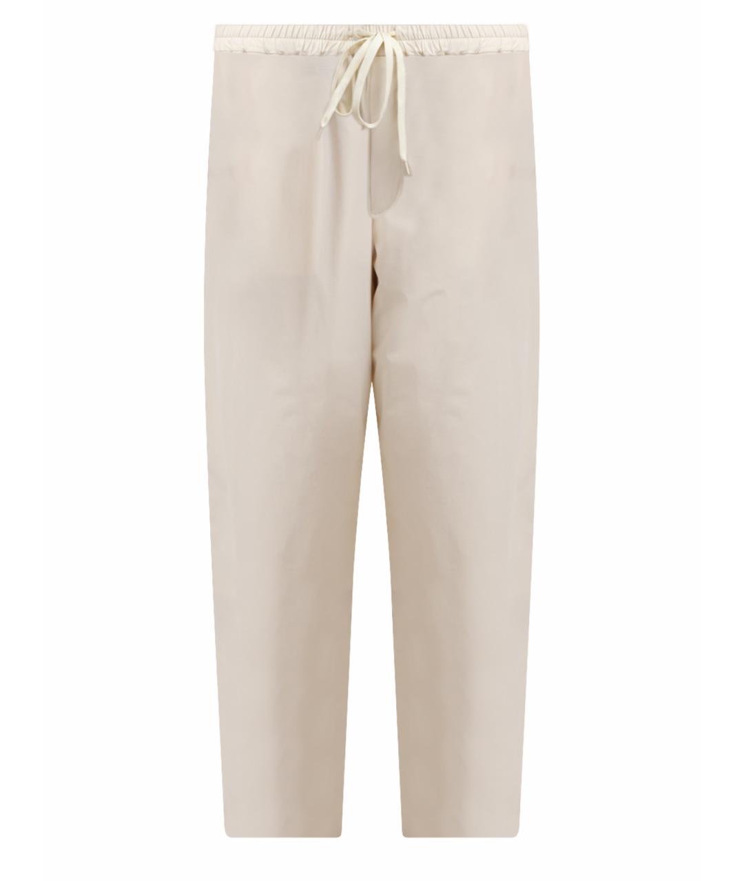 AUTRY Белые прямые брюки, фото 1