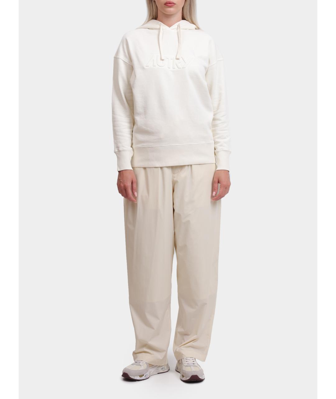 AUTRY Белые прямые брюки, фото 2