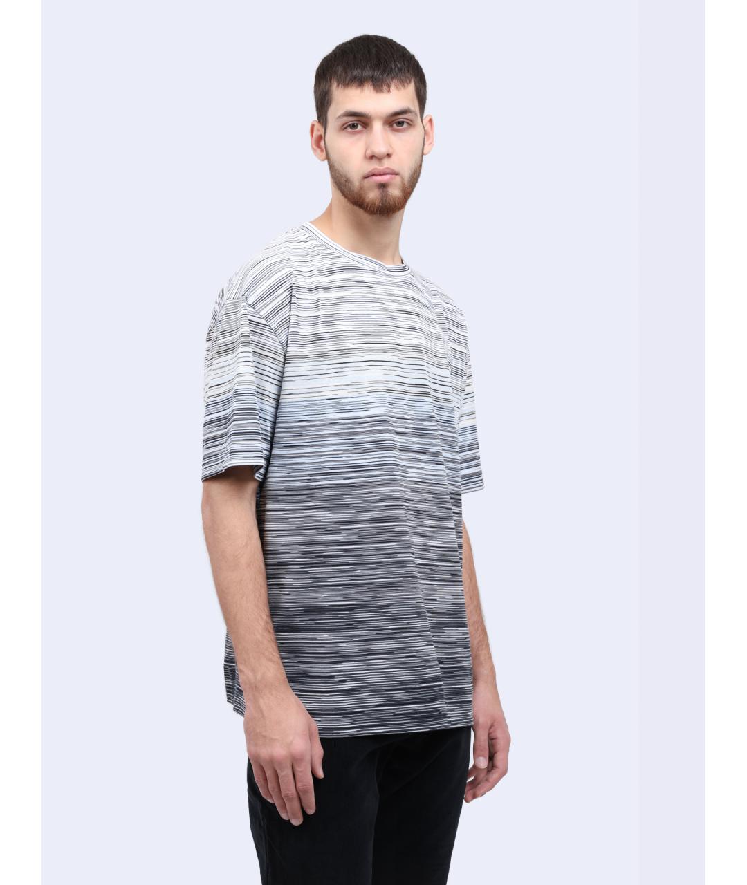 MISSONI Серая хлопковая футболка, фото 3