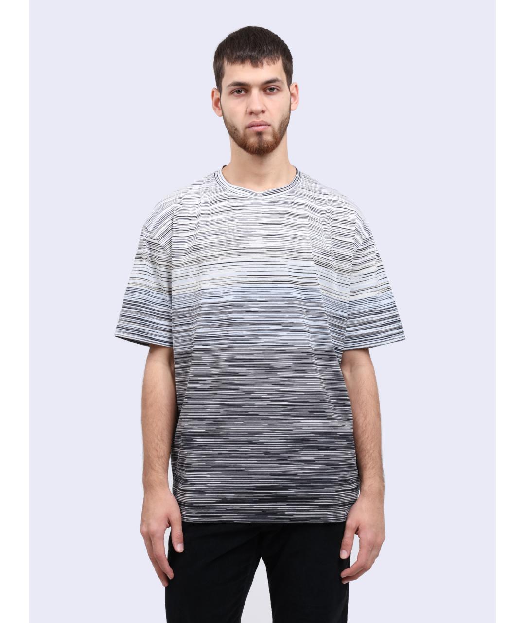 MISSONI Серая хлопковая футболка, фото 6
