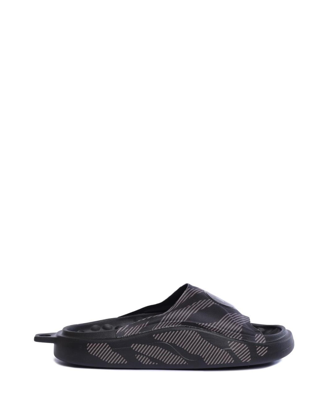 ADIDAS BY STELLA MCCARTNEY Черные резиновые шлепанцы, фото 1