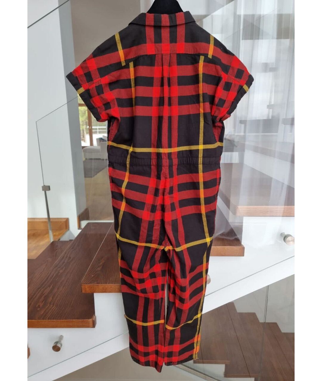 BURBERRY Красный комбинезон, фото 2