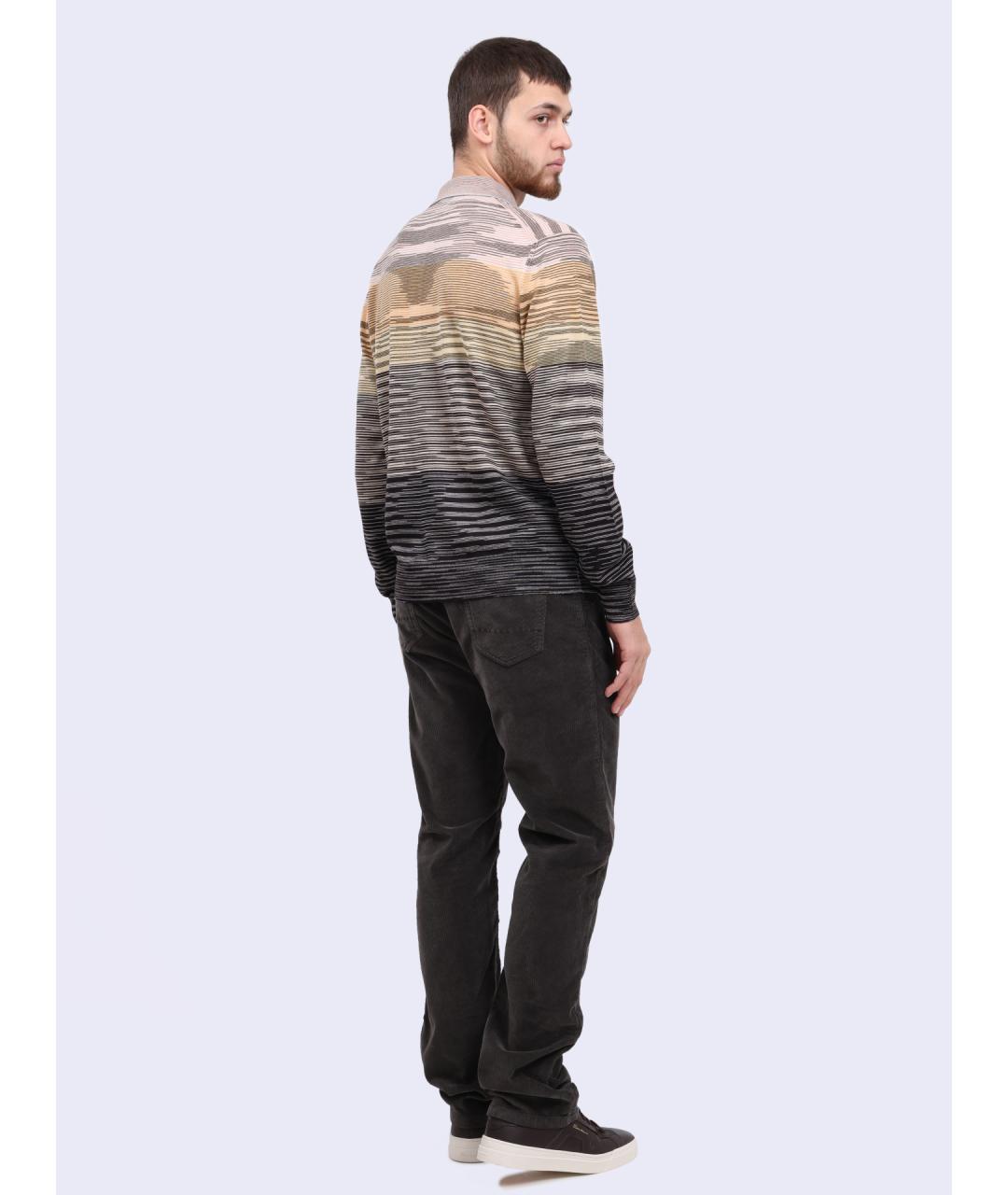 MISSONI Мульти хлопко-шерстяное поло с длинным рукавом, фото 5