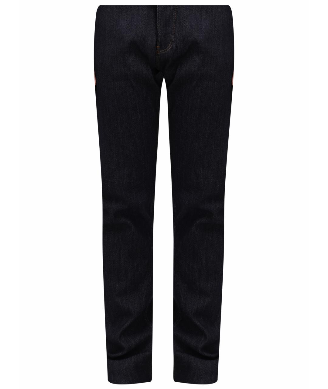 EMPORIO ARMANI Синие прямые джинсы, фото 1