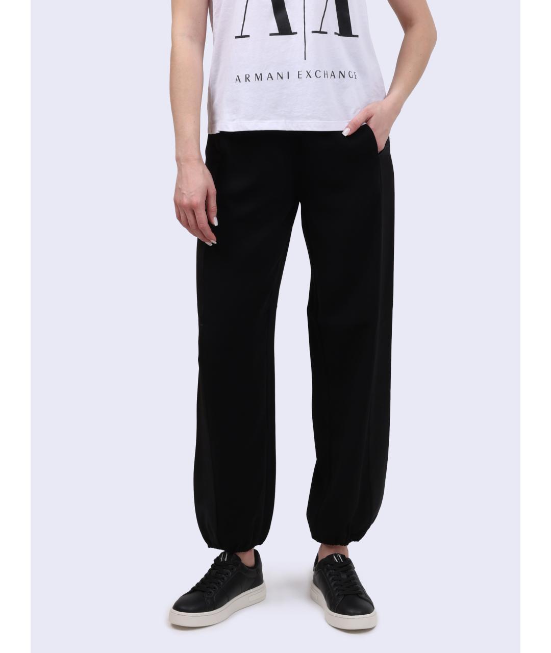 ARMANI EXCHANGE Черные прямые брюки, фото 6