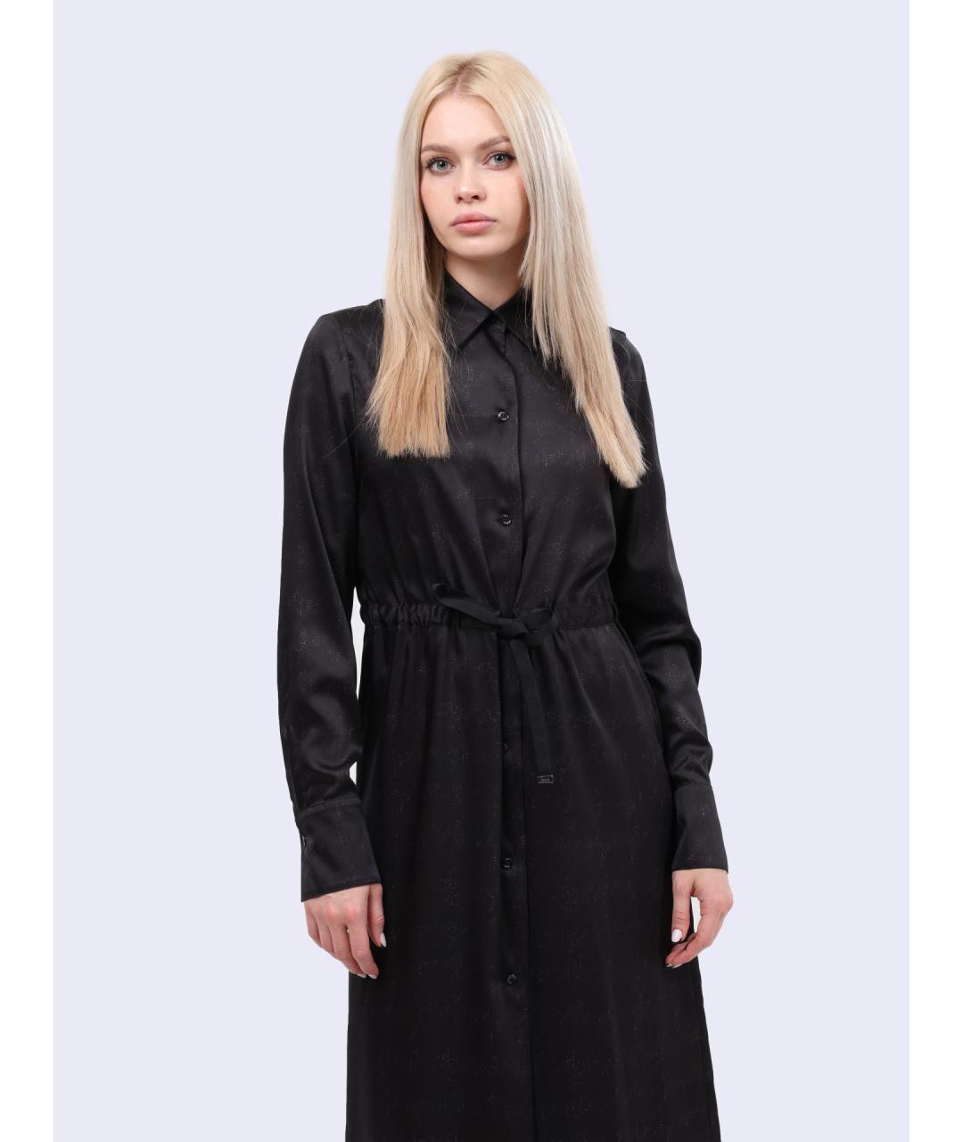 HERNO Черное повседневное платье, фото 2