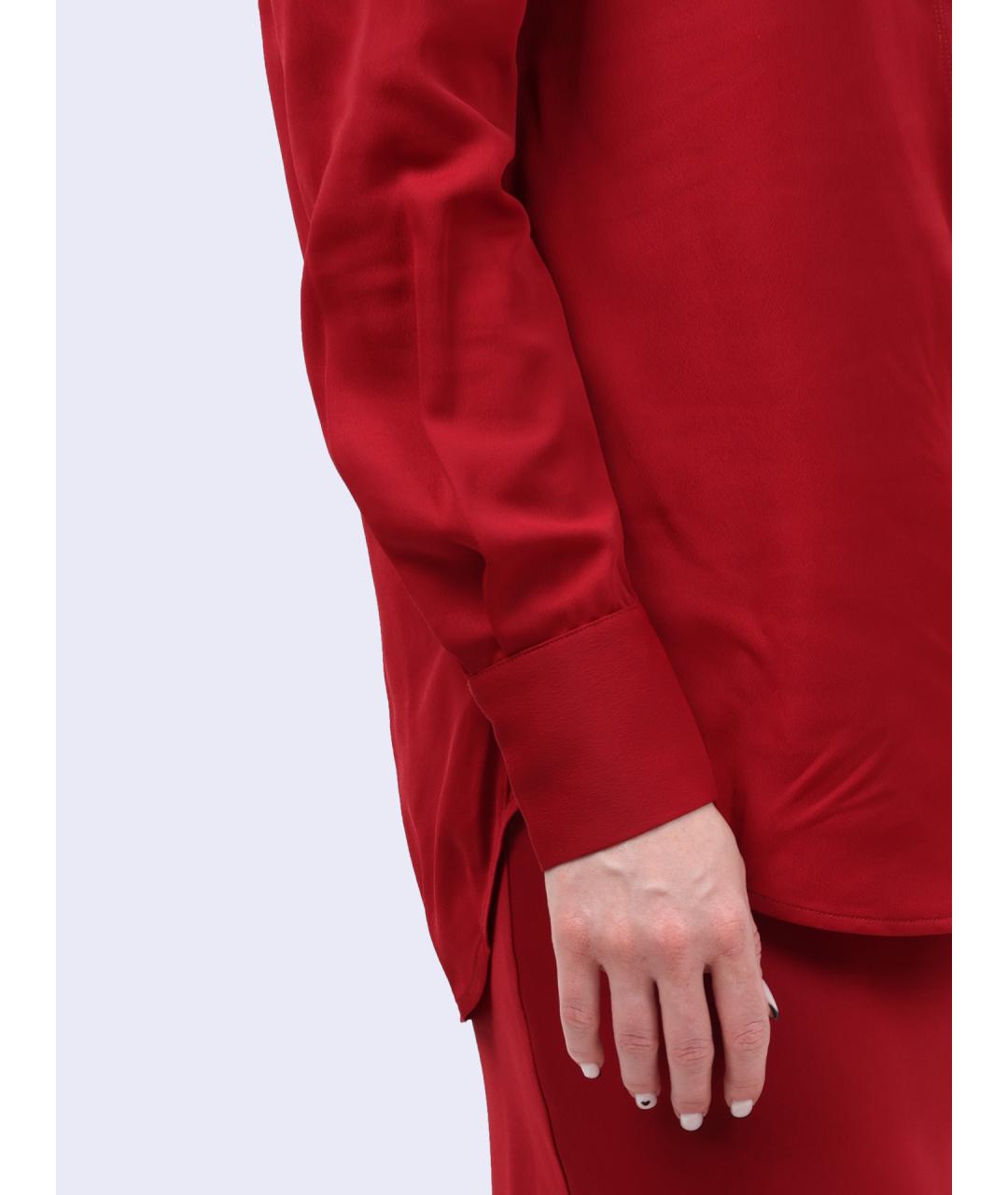 CALVIN KLEIN Красная хлопковая рубашка, фото 4