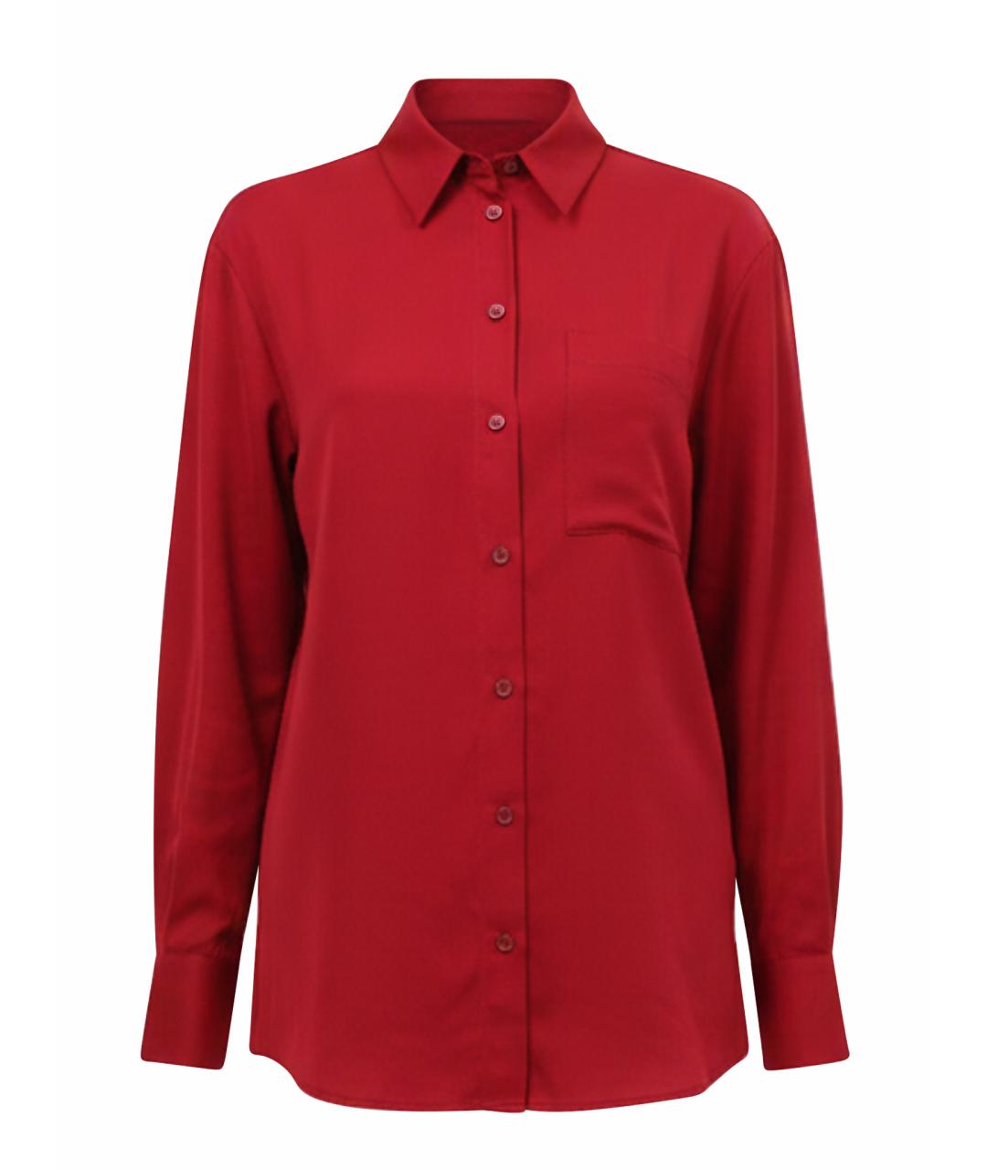 CALVIN KLEIN Красная хлопковая рубашка, фото 1