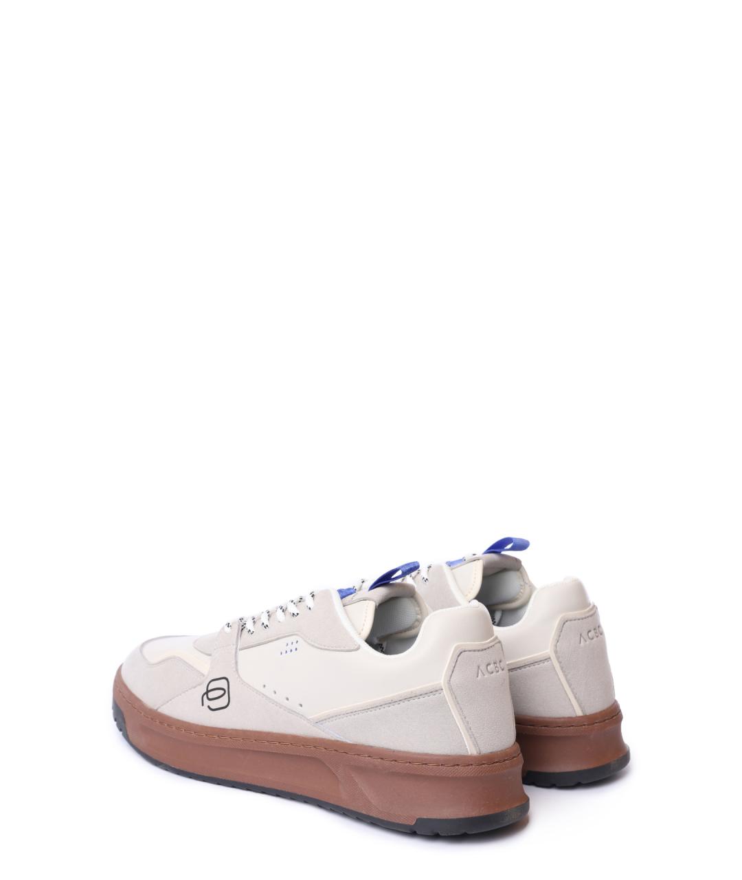 PIQUADRO Бежевые низкие кроссовки / кеды, фото 5