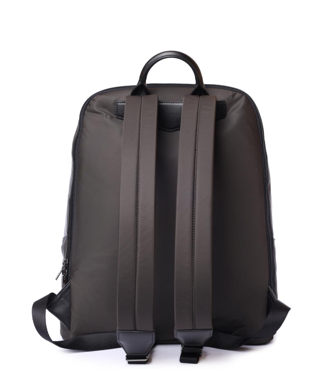 EMPORIO ARMANI Серый тканевый рюкзак, фото 4