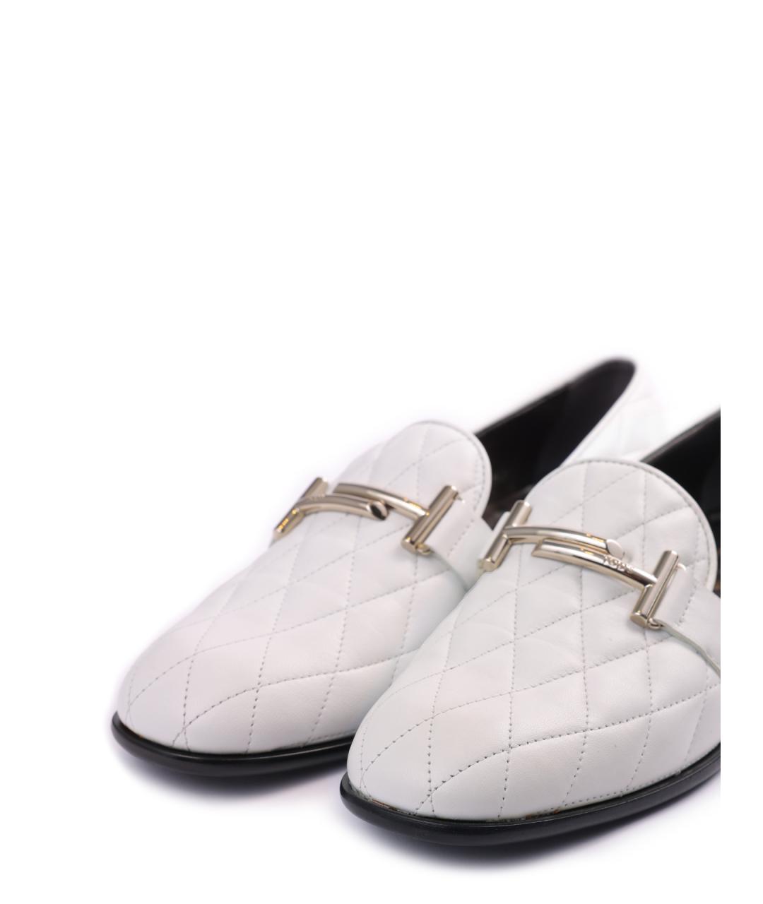 TOD'S Белые лоферы, фото 6