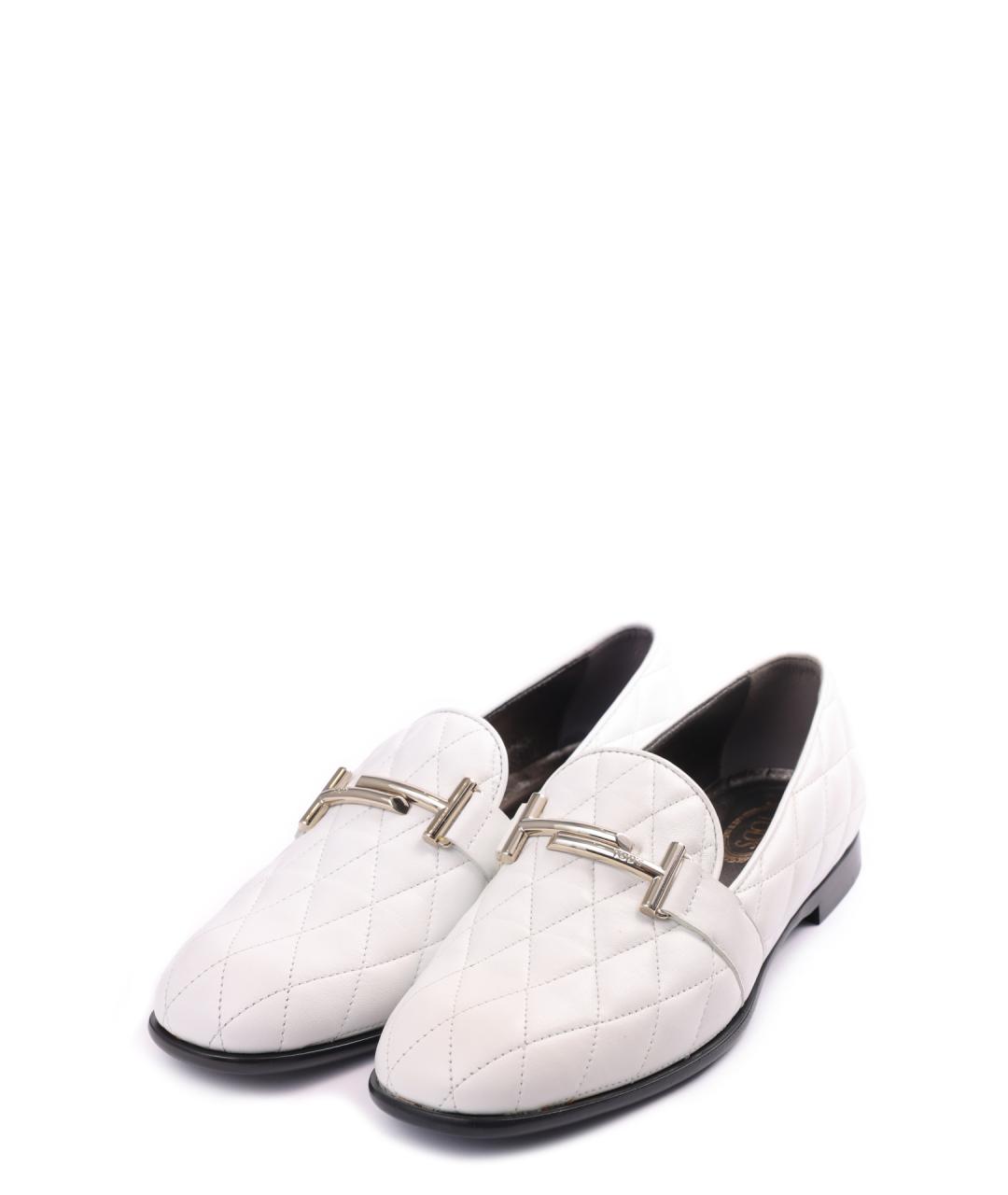 TOD'S Белые лоферы, фото 2