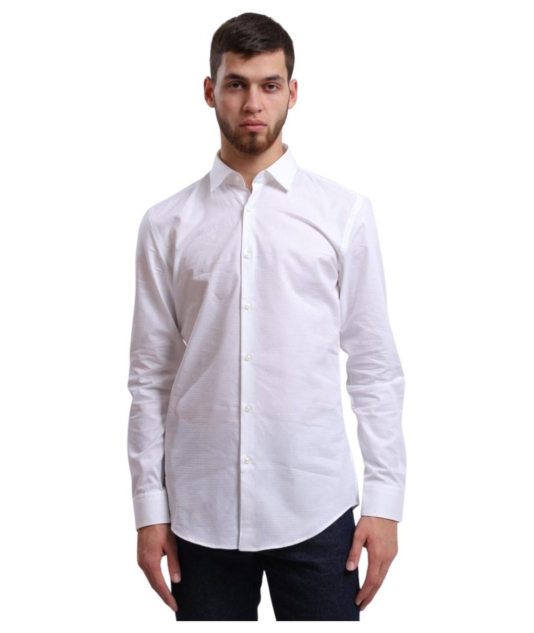 HUGO Белая классическая рубашка, фото 1