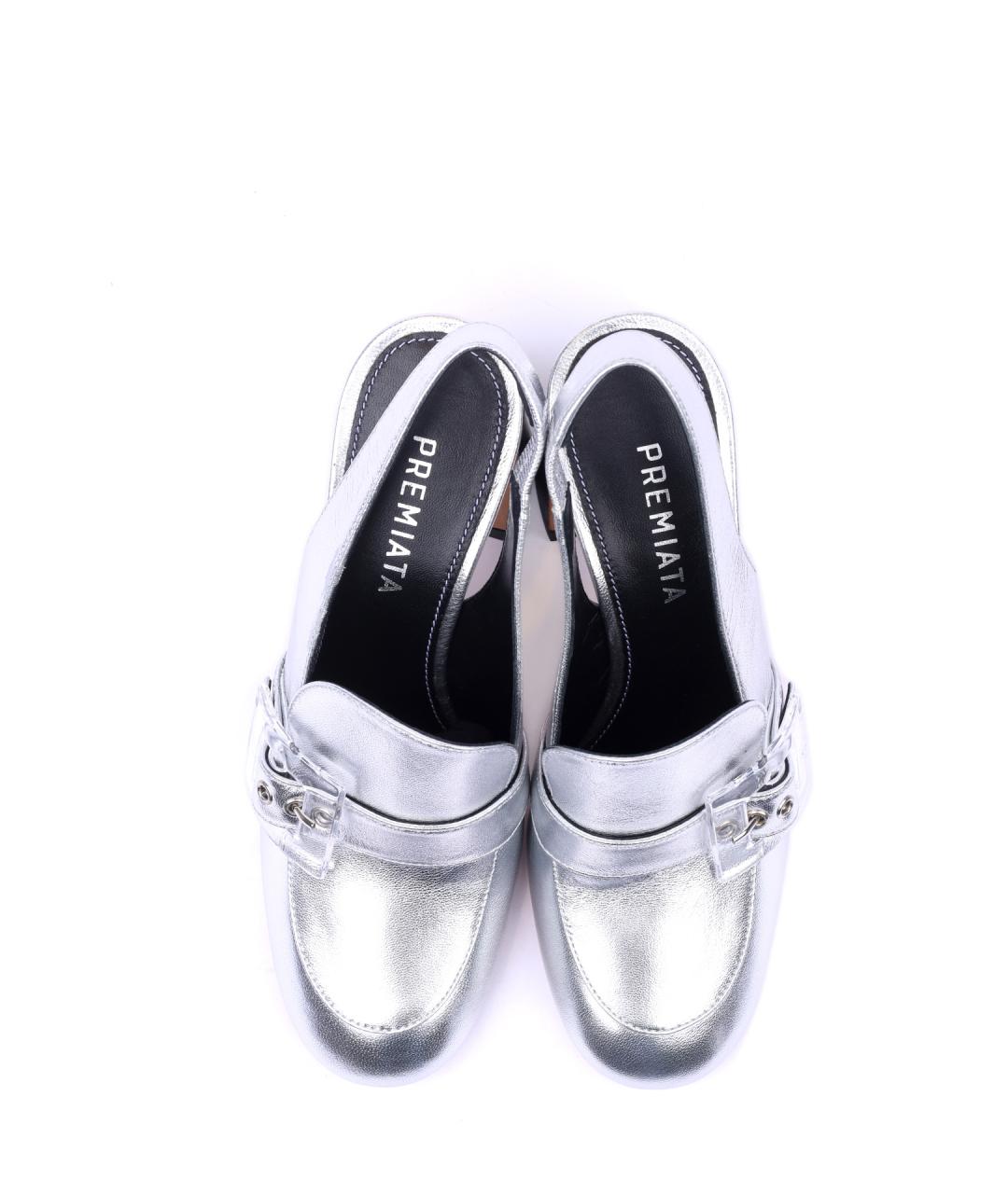 PREMIATA Серебряные кожаные туфли, фото 4