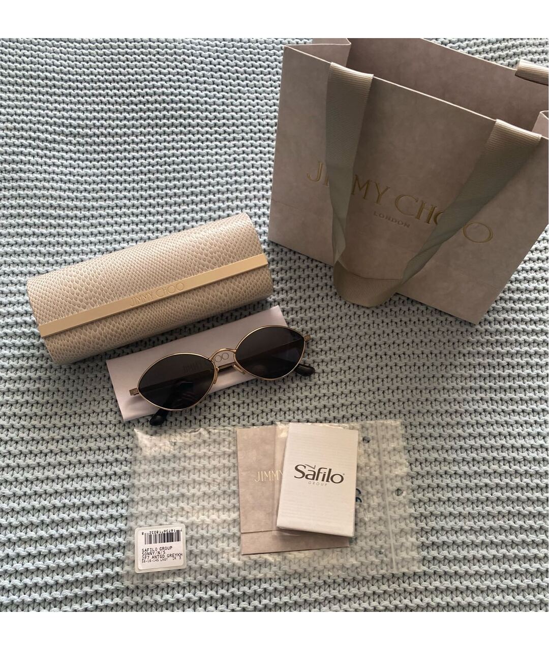 JIMMY CHOO Черные металлические солнцезащитные очки, фото 3