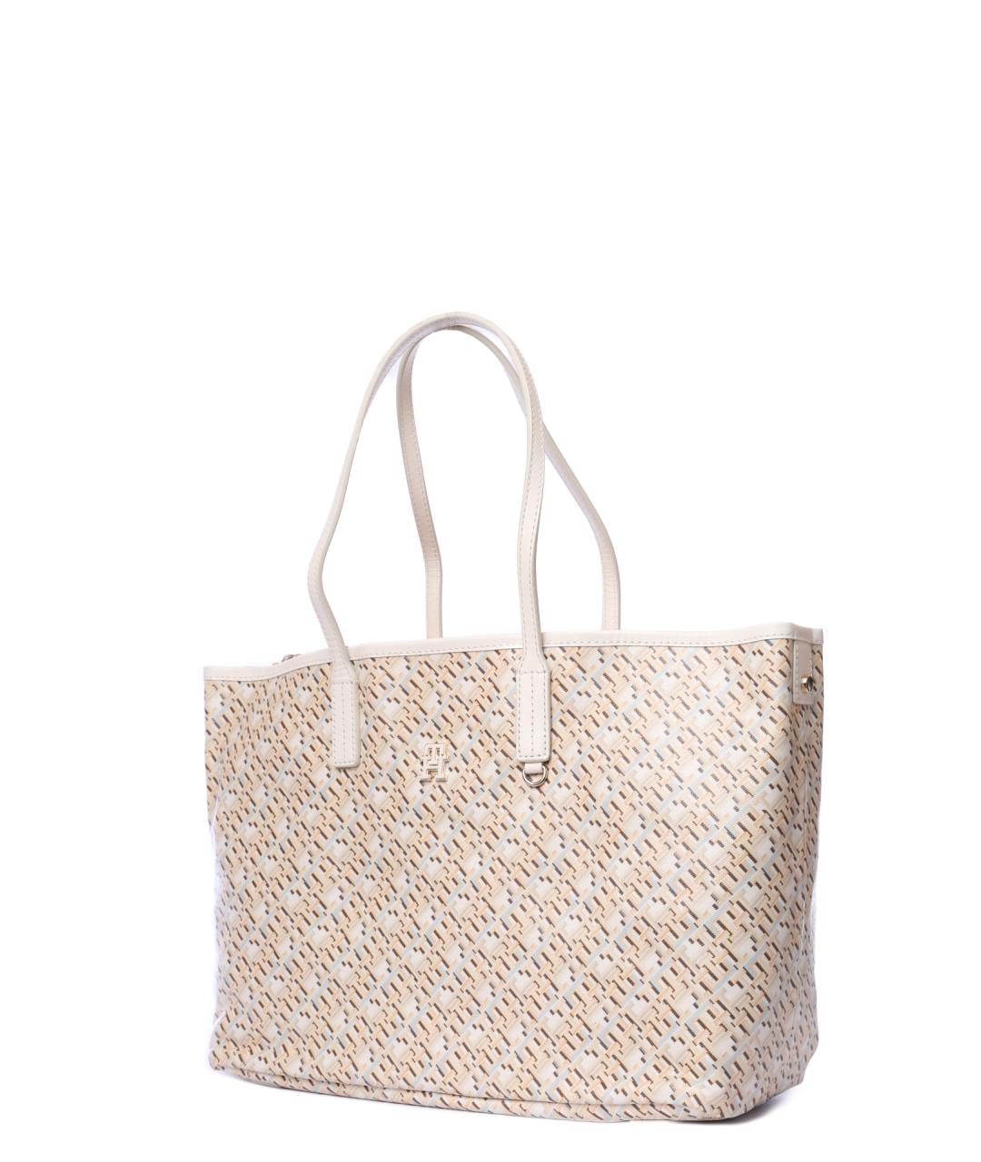 TOMMY HILFIGER Бежевая сумка тоут, фото 2