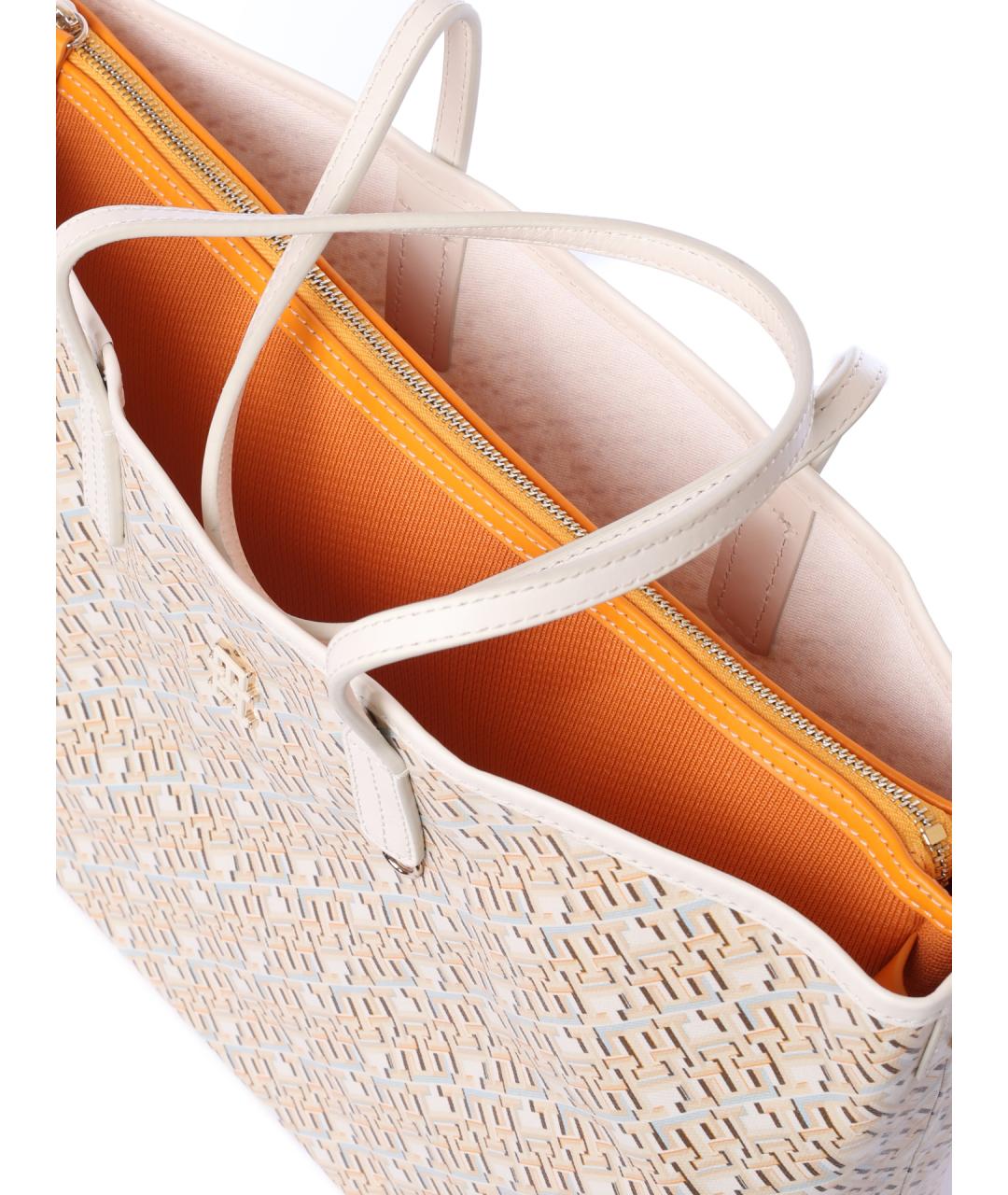 TOMMY HILFIGER Бежевая сумка тоут, фото 4