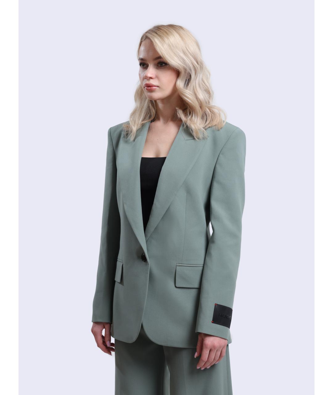 HUGO Зеленый жакет/пиджак, фото 3