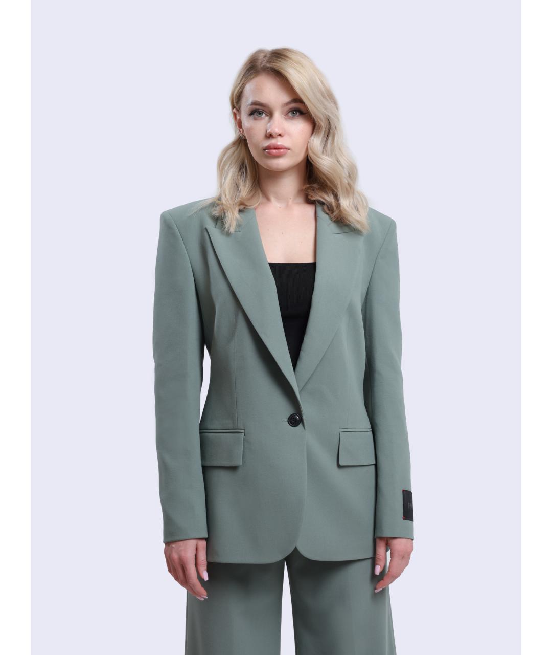 HUGO Зеленый жакет/пиджак, фото 6