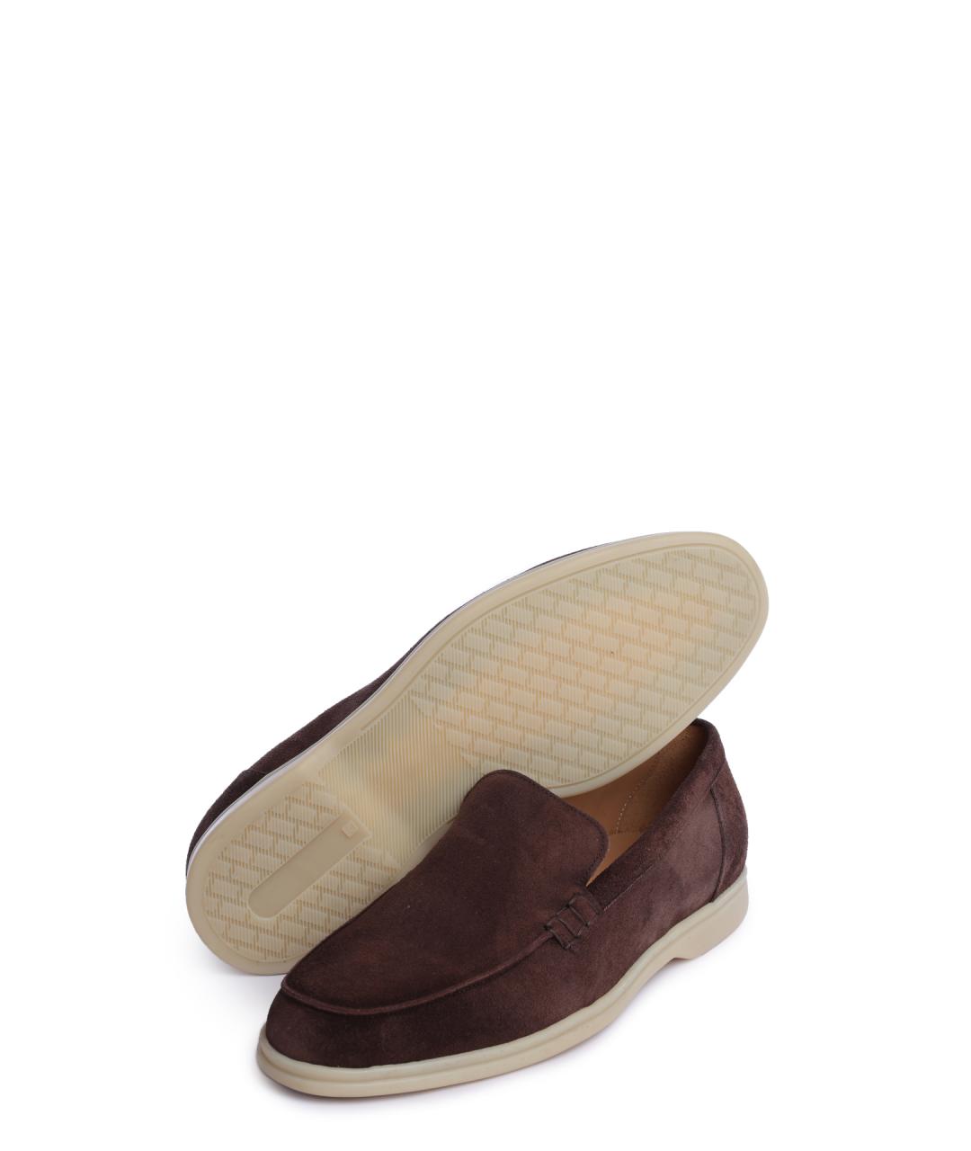 PREMIATA Коричневые замшевые лоферы, фото 4