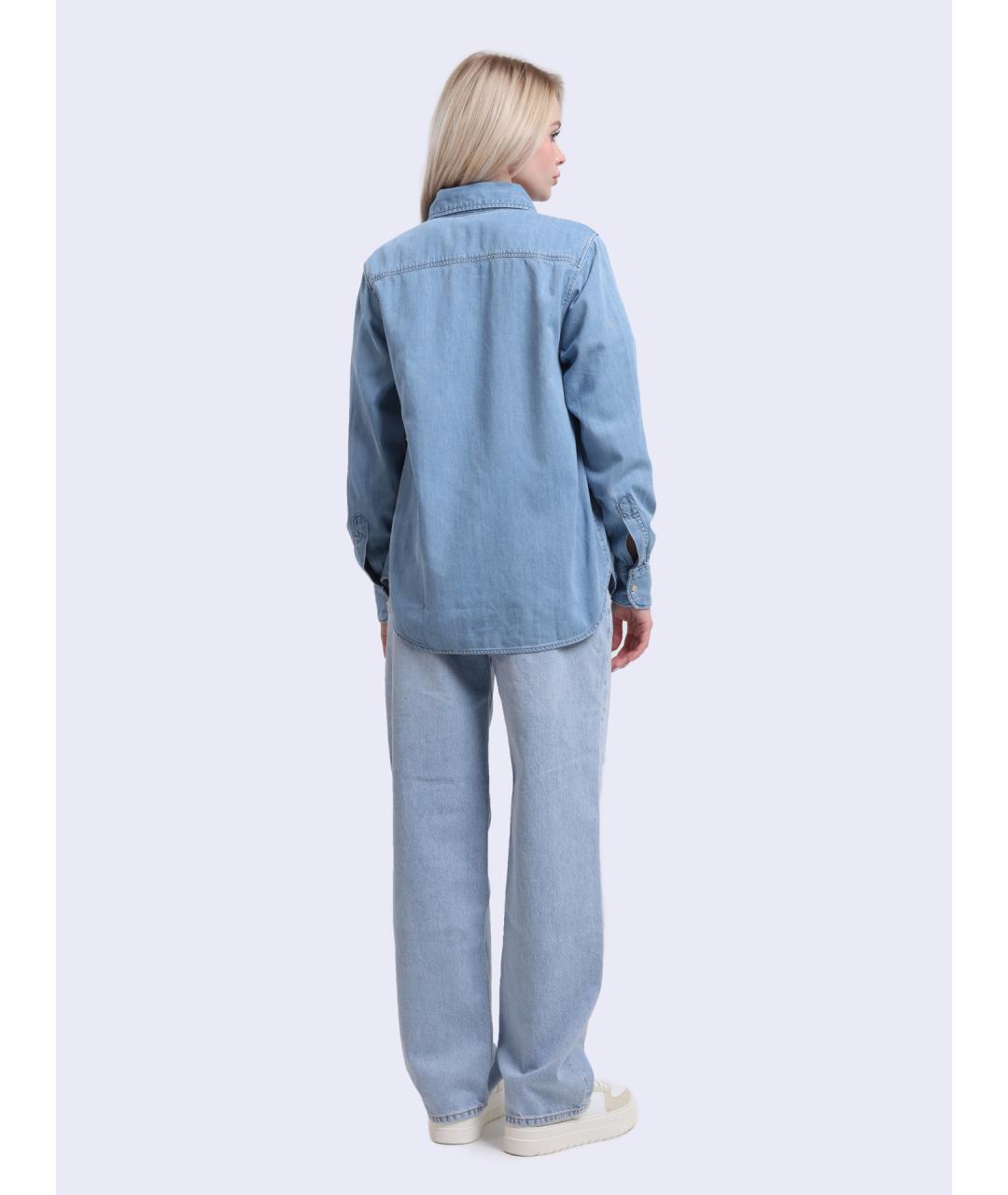 LIU JO Голубая рубашка, фото 4