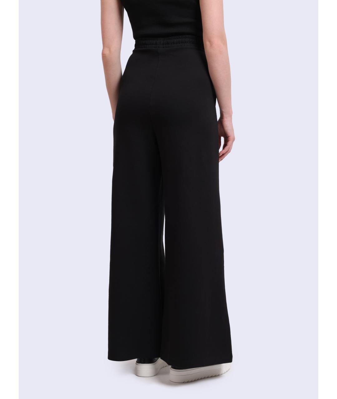 HUGO Черные хлопковые прямые брюки, фото 5