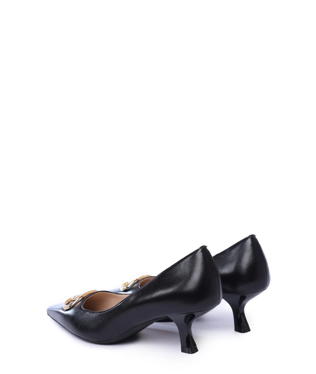 LIU JO Черные кожаные туфли, фото 3