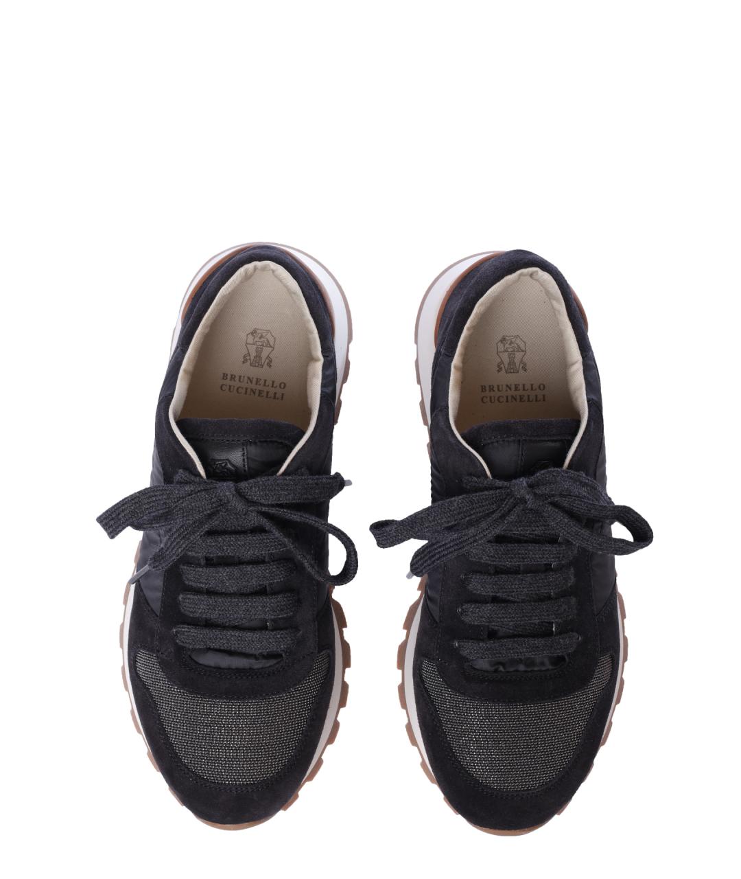 BRUNELLO CUCINELLI Мульти текстильные кроссовки, фото 3