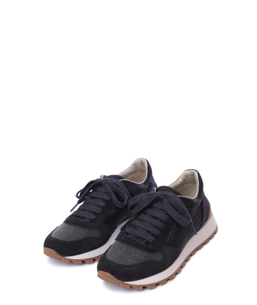 BRUNELLO CUCINELLI Мульти текстильные кроссовки, фото 2