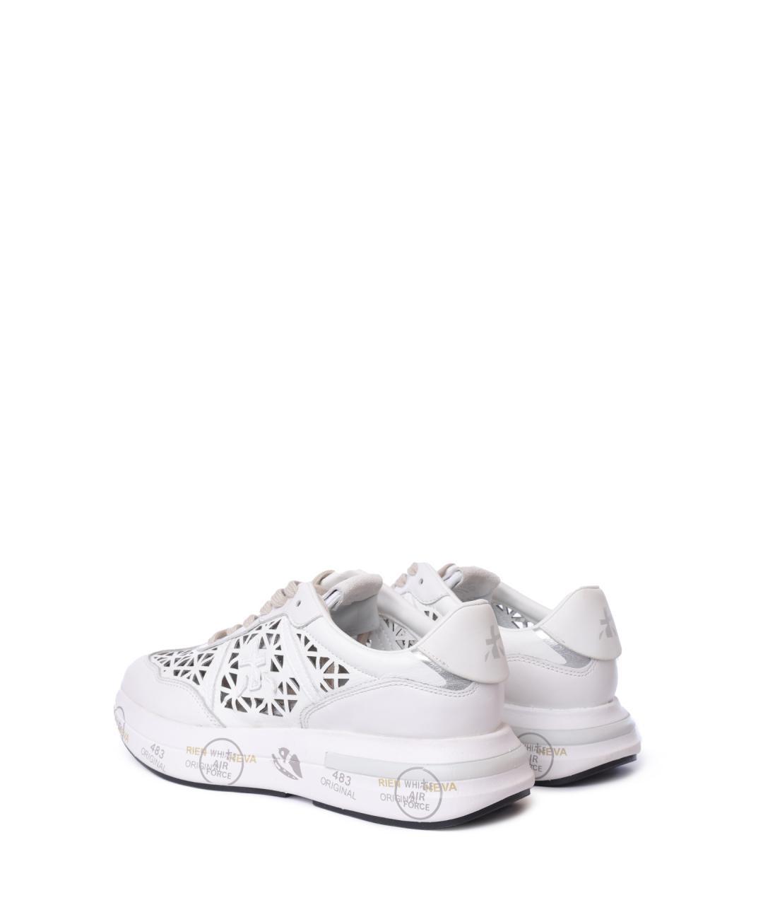 PREMIATA Белые кожаные кроссовки, фото 5