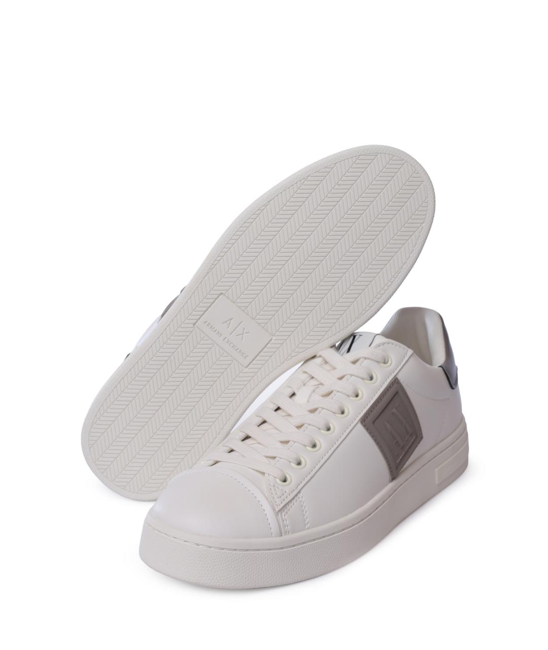 ARMANI EXCHANGE Белые низкие кроссовки / кеды, фото 4