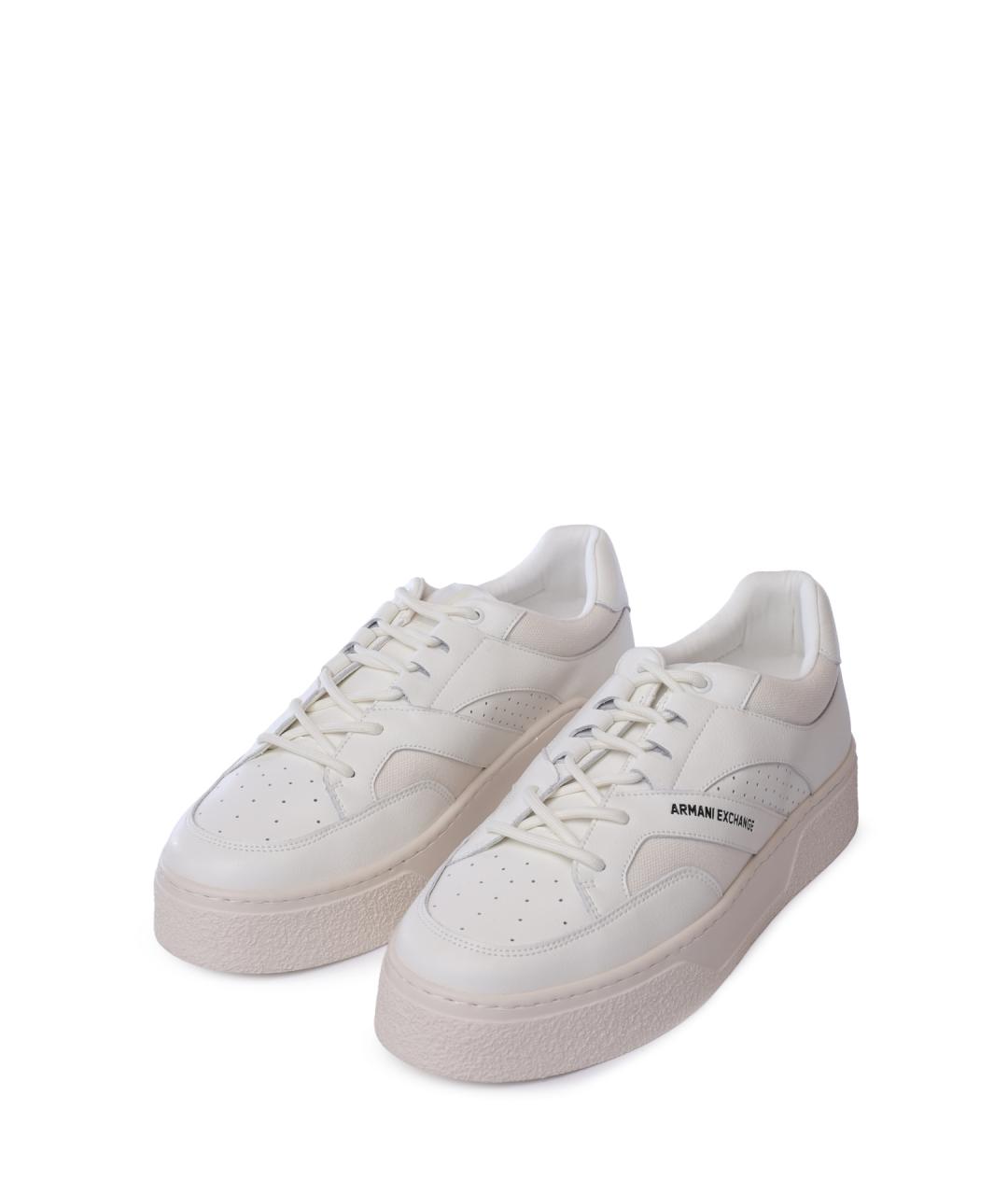 ARMANI EXCHANGE Белые низкие кроссовки / кеды, фото 2