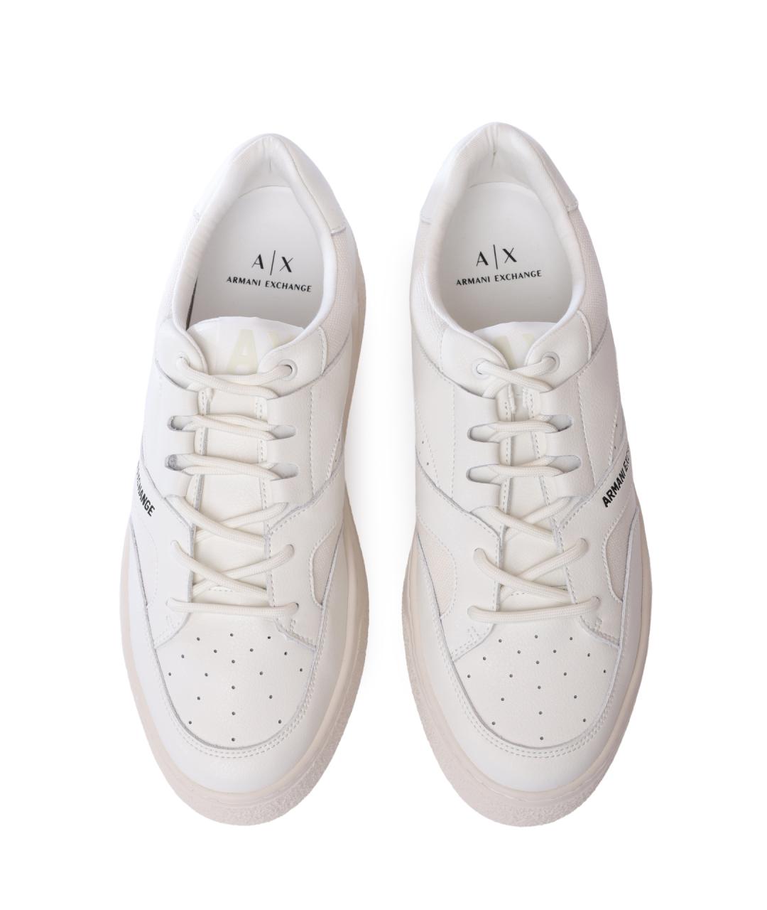 ARMANI EXCHANGE Белые низкие кроссовки / кеды, фото 3